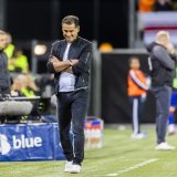 La déception de Didier Tholot après le match raté de son équipe face à Bâle.